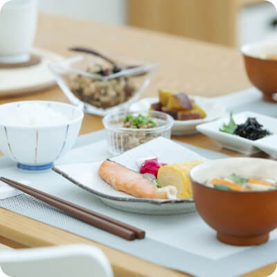 オーソモレキュラー栄養療法の食事のイメージ